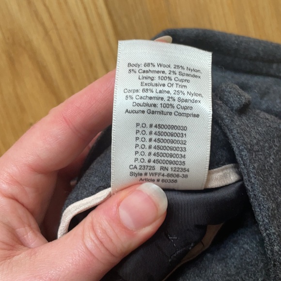 Aritzia Wilfred Tie-Front Wool Blend Trousers - Picture 7 of 7